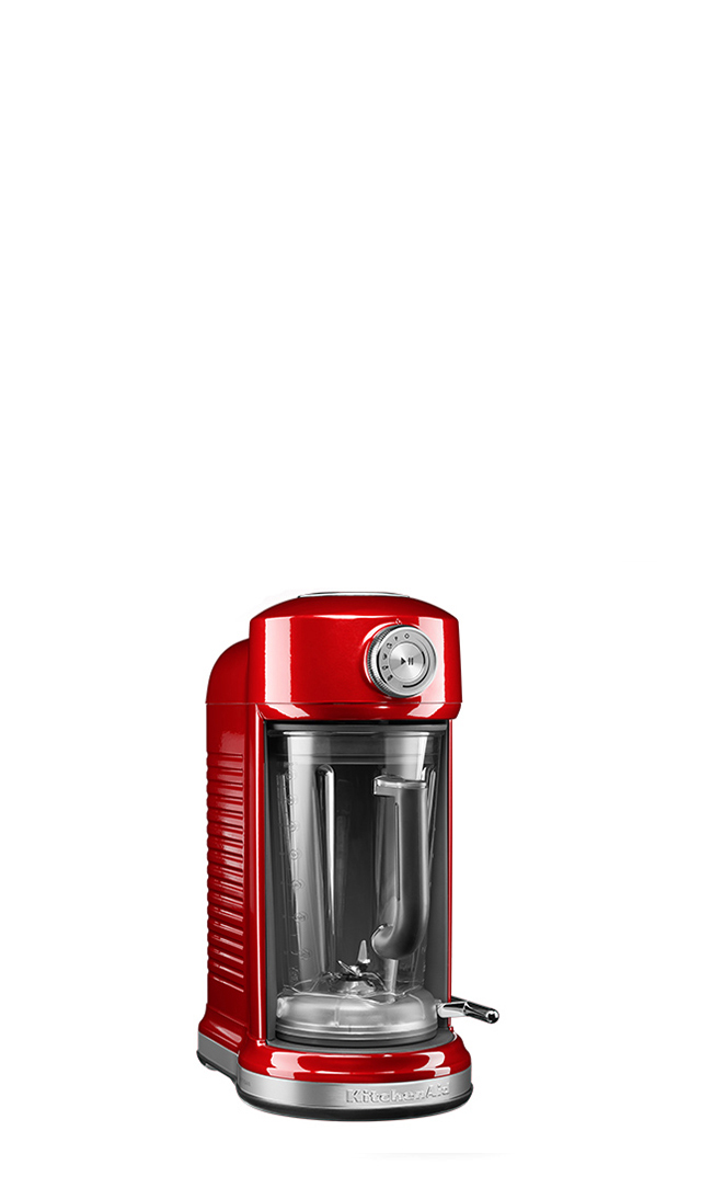 The die-cast metal construction ensures stability during blending. With a low profile design that fits easily underneath most kitchen cabinets, the Magnetic Drive Blender looks great in any kitchen.
